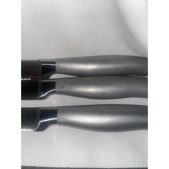 3 Henckels Modernist Knife Stainless Steel 5" Blade Utility (1) & Steak (2) - Picture 3 of 6